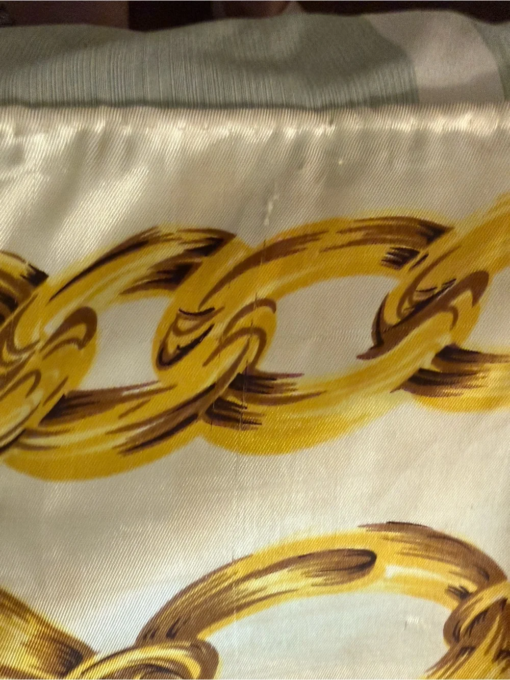 Authentic Vintage CHANEL Silk Scarf-COA